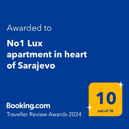 No1 Lux Apartment In Heart Of سراييفو المظهر الخارجي الصورة